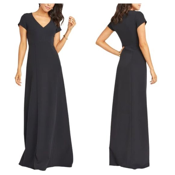 Show Me Your Mumu Geneva V-Neck Gown - Picture 1 of 8